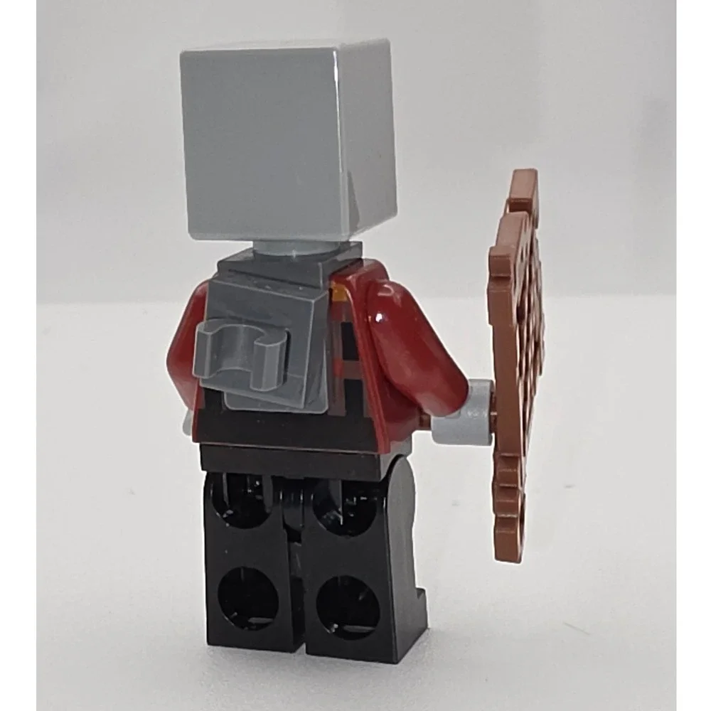 LEGO Minecraft Pillager Minifigure OS Dark Red Excellent Minifig Toy